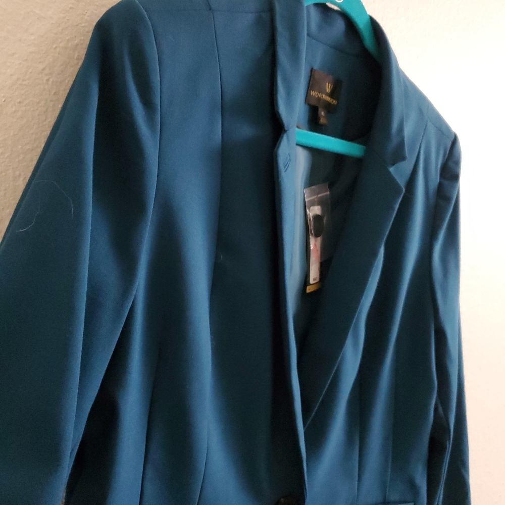 Teal, Women's Blazer
